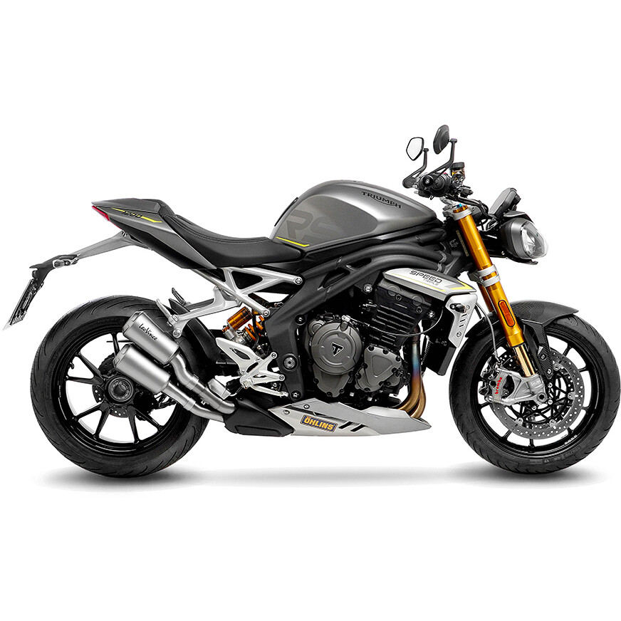 2 Slip-On Exhaust Leovince 15247 LV-10 Specific For TRIUMPH Speed Triple1200RR/RS (21-24)