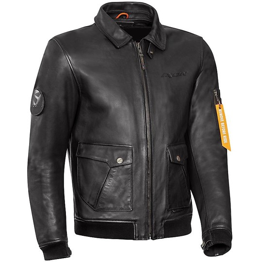 2in1 Ixon HAVOC Black Urban Leather Motorcycle Jacket