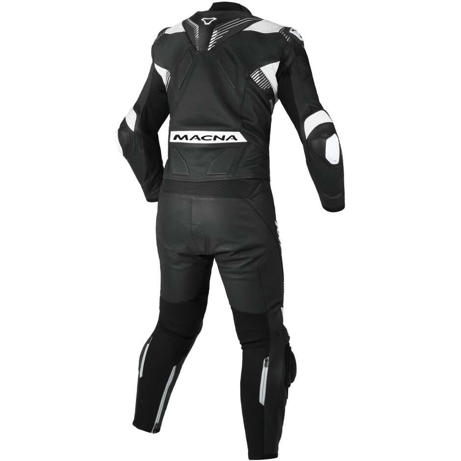 2pc Motorcycle Suit Macna Armadyl Black White
