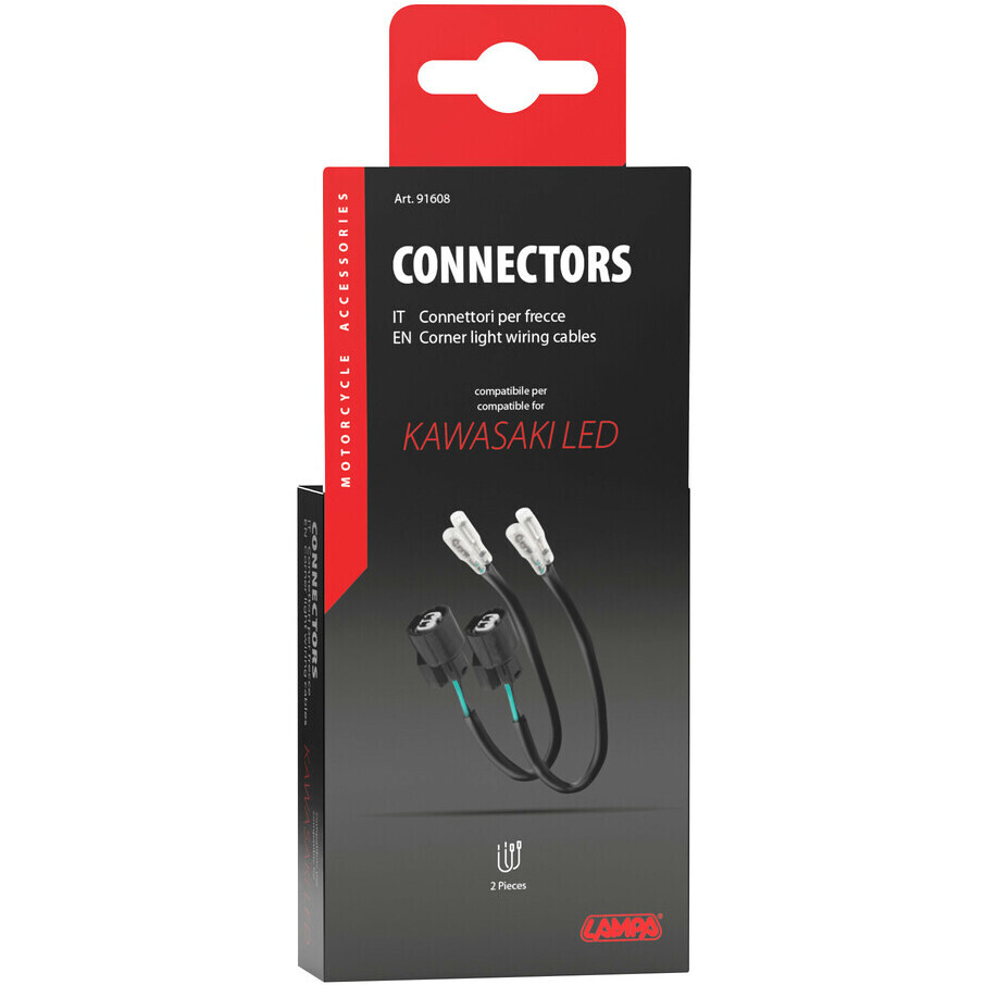 2pcs Turn Signal Connector Kit / Kawasaki (Led)