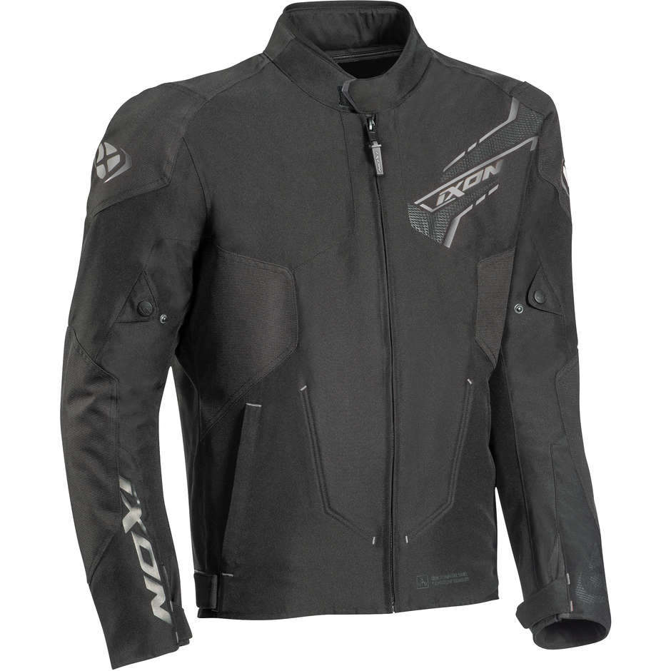 2x1 Sport Ixon LUTHOR Fabric Motorcycle Jacket Black