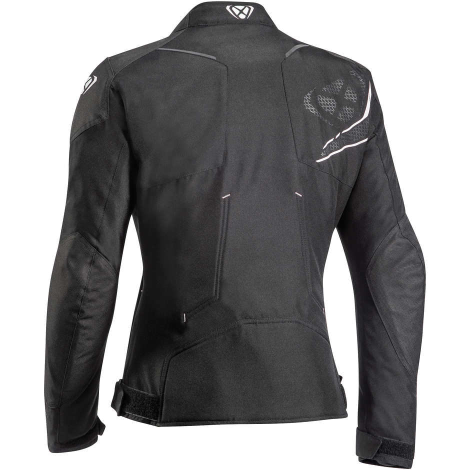 2x1 Sport Ixon LUTHOR Motorcycle Lady Fabric Jacket Lady Black