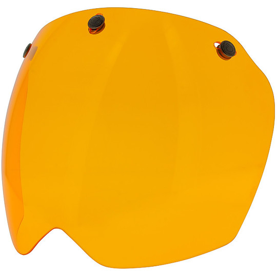 3 Buttons Orange Original Premier Face Shield For MX Models with nose