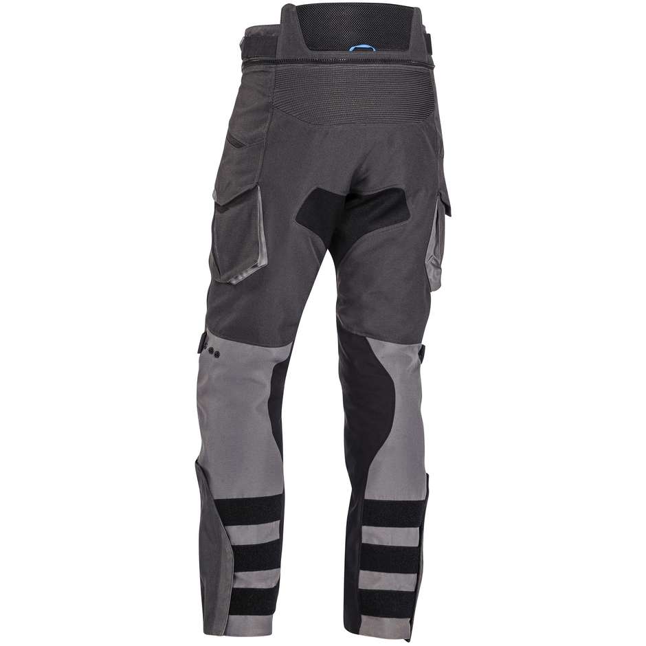 3 in 1 Fabric Motorcycle Pants Ixon RAGNAR PT. Anthracite Gray Blue