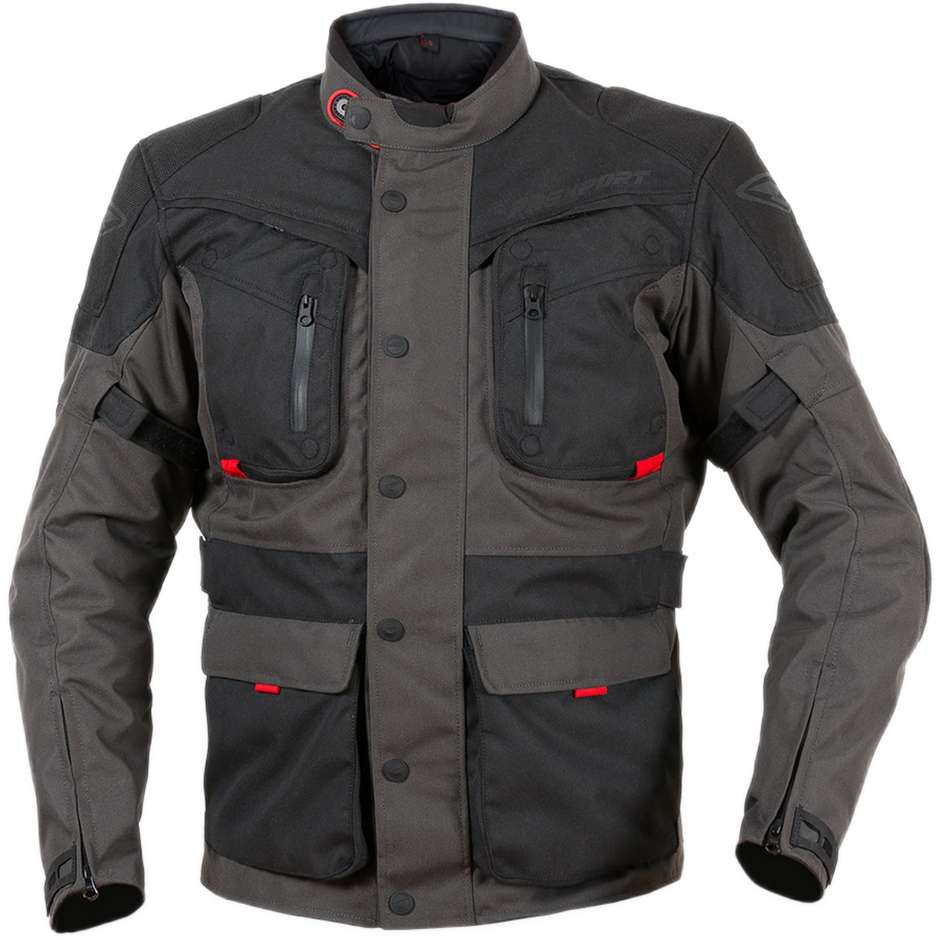 3-Layer Prexport Motorcycle Jacket Sirio 2.0 WP Black