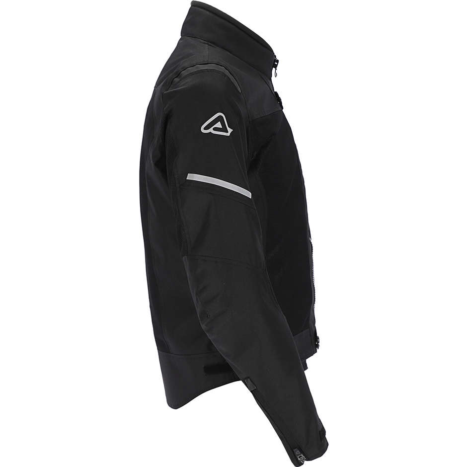 3 Layers CE Acerbis ON ROAD RUBY Motorcycle Jacket Black