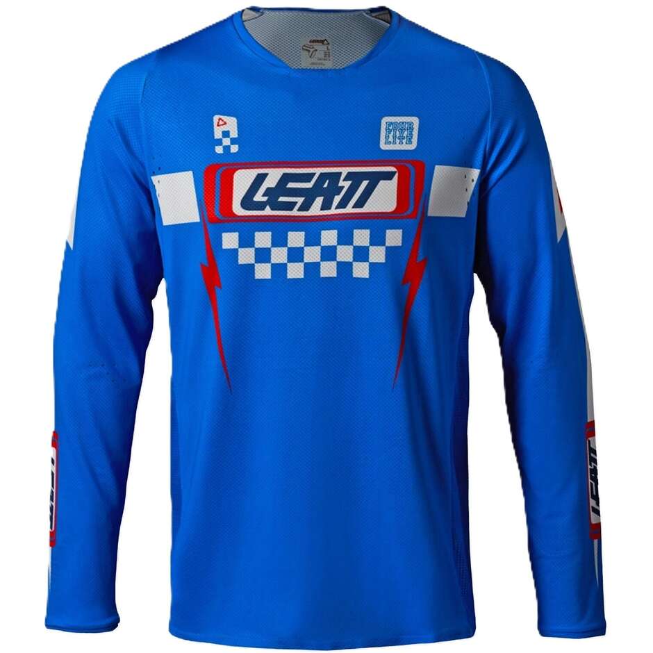 4.5 Lite Leatt Blue Motorradtrikot