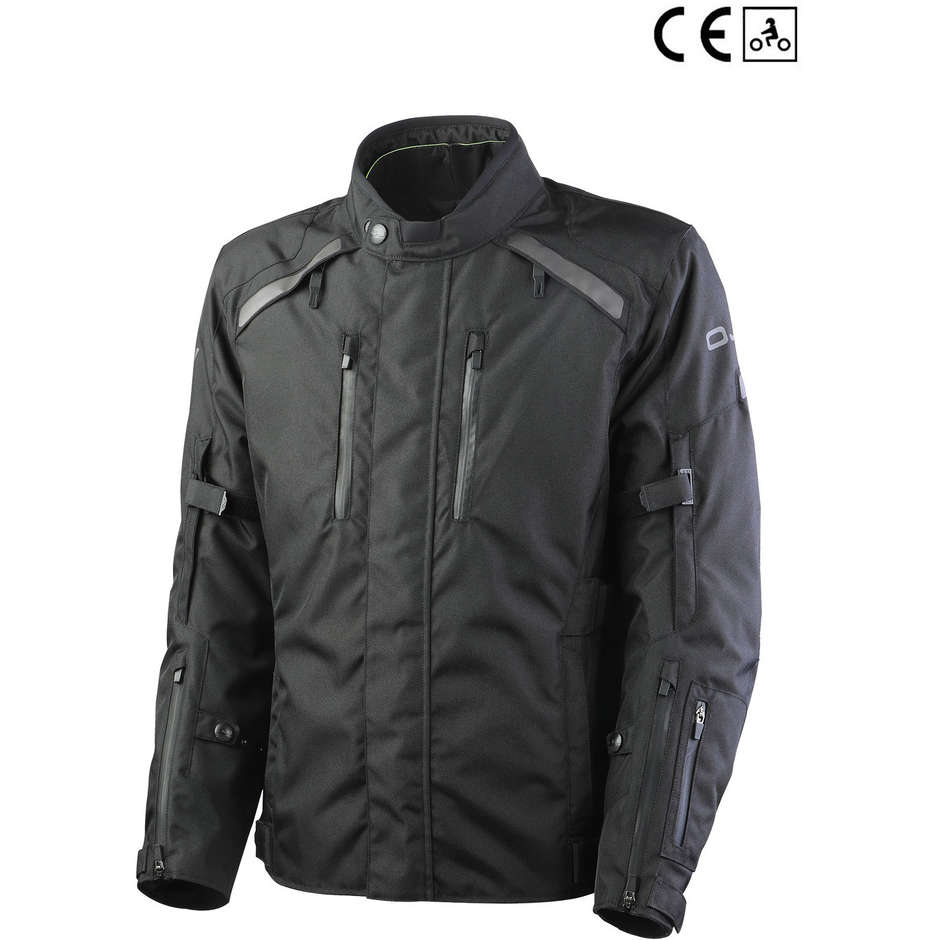 4 Seasons Motorcycle Jacket Oj Atmosphere J216 Invincible Man Black