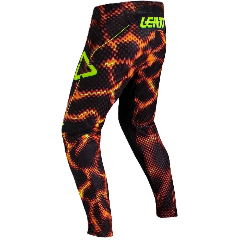 5.5 IKS Leatt Orange Motorcycle Pants