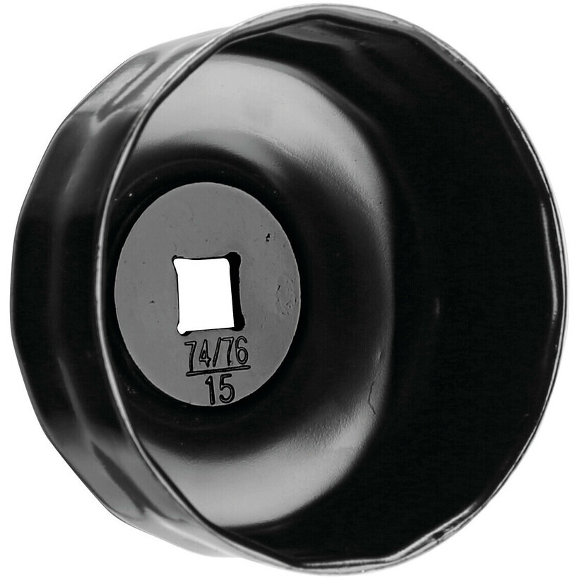 74-76mm Oil Filter Cup Wrench with 15 Sides
