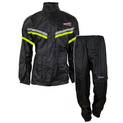 Regen Suit Spark teilbar 2 Stück mit Kappe und Copriguanti Black Yellow Fluo Regen Suit Spark teilbar 2 Stück mit Kappe und Copriguanti Black Yellow Fluo