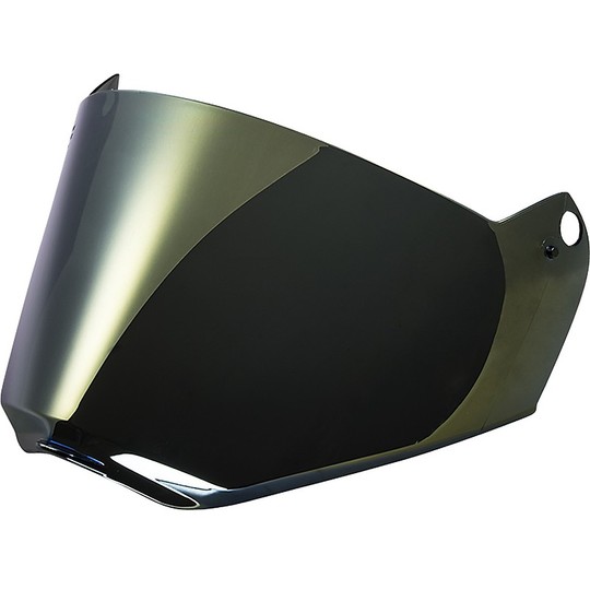 A Visor Mirror Gold Helmet LS2 Model MX436