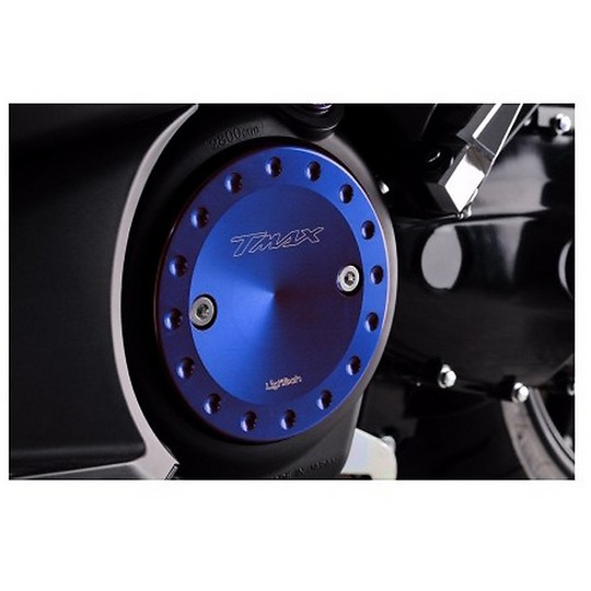 Abdeckungen, die in Lightech Aluminium für Yamaha T-MAX 530-500 Blue (Paar)