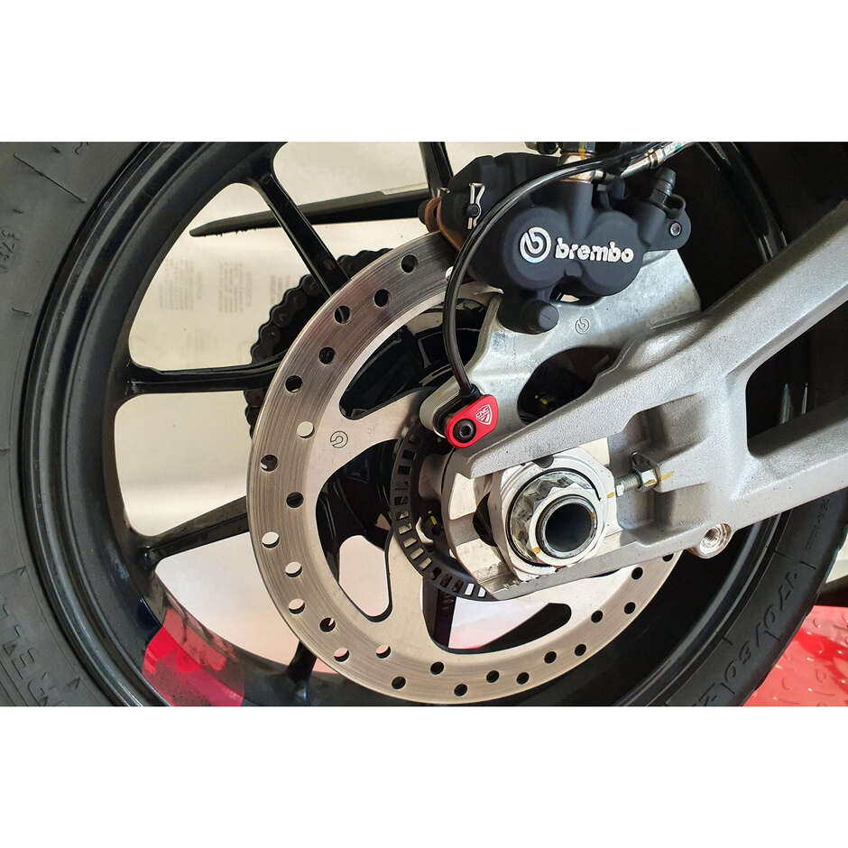 ABS Sensor Guard PR201 Ducati CNC Racing Red