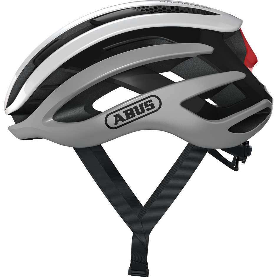 Abus Airbreaker Road 2020 Bicycle Helmet White Gray