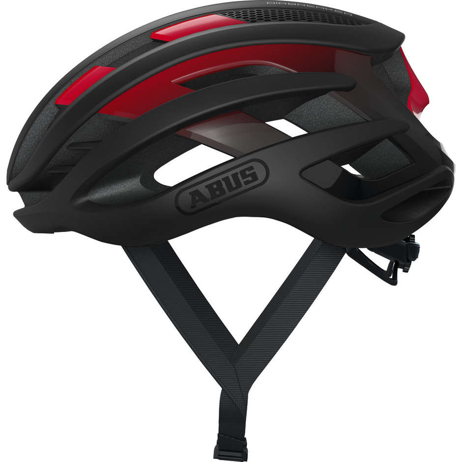 Abus Airbreaker Road Bicycle Helmet Black Red