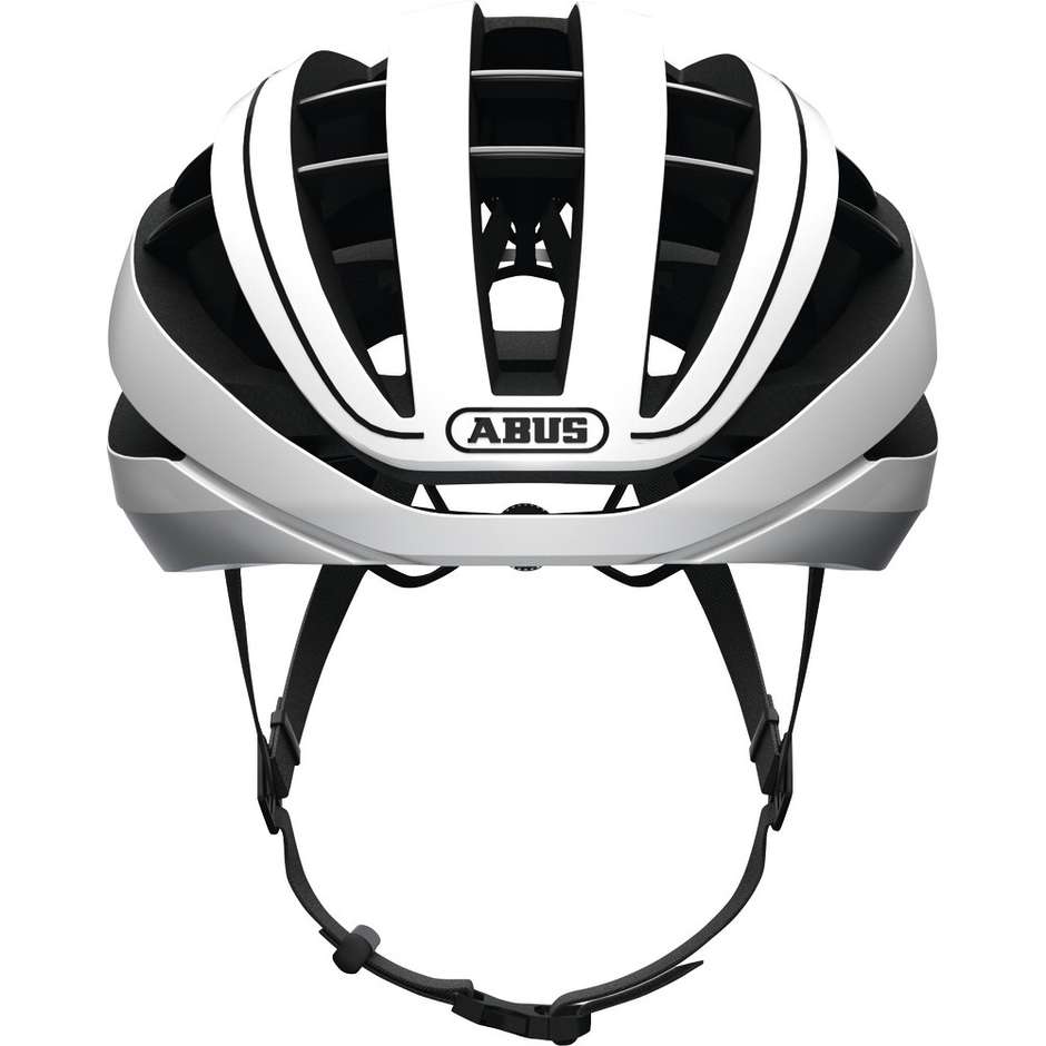 Abus Aventor Ventilated White Polar Bicycle Helmet
