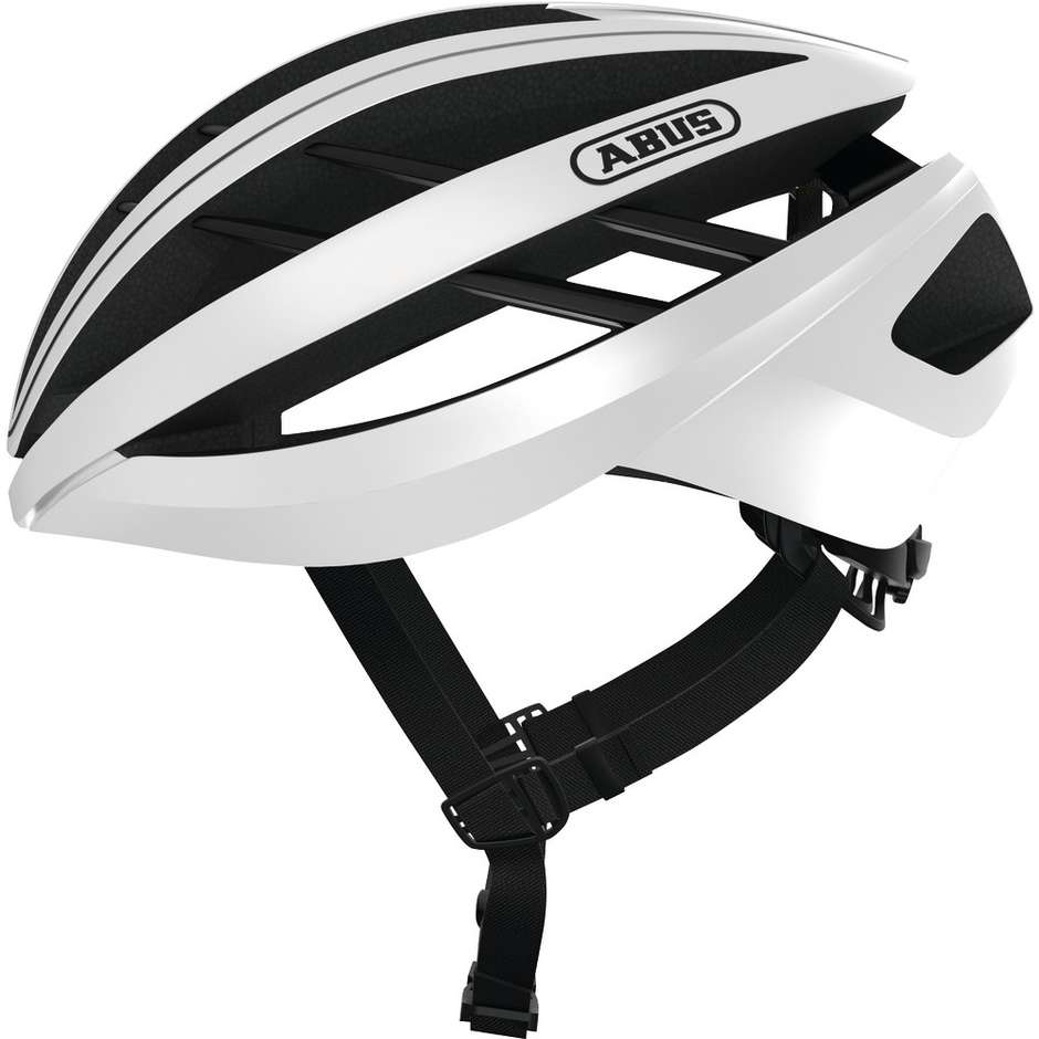 Abus Aventor Ventilated White Polar Bicycle Helmet