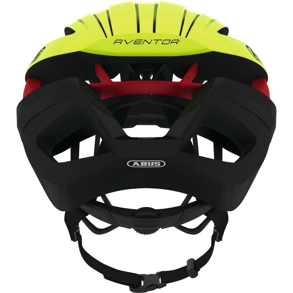 Abus Aventor Ventilated Yellow Fluo Bicycle Helmet