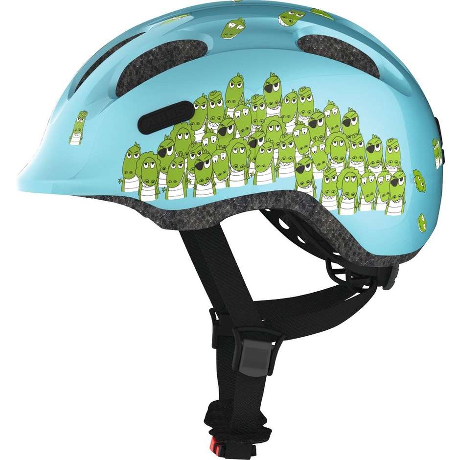 Abus Bicycle Helmet for Kids smiley 2.0 Blue Crocodile