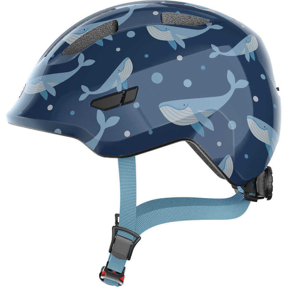 Abus Child Bike Helmet SMILEY 3.0 Blue Whale