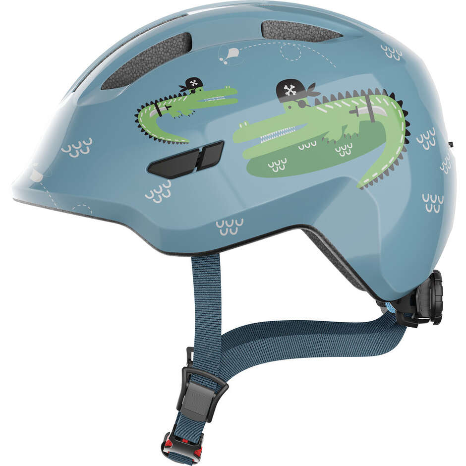 Abus Child Bike Helmet SMILEY 3.0 Croco Blue