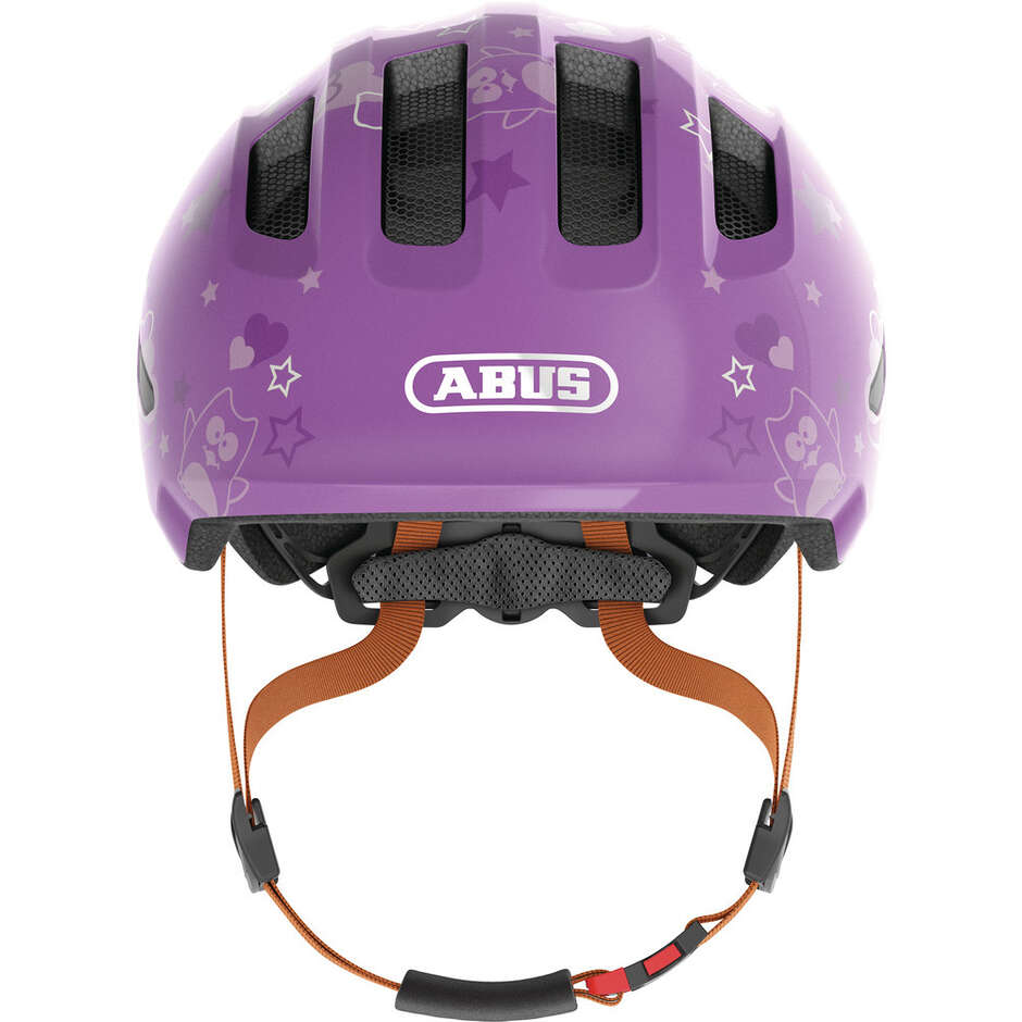 Abus Child Bike Helmet SMILEY 3.0 Purple Star