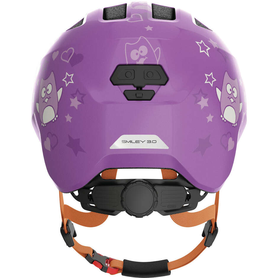 Abus Child Bike Helmet SMILEY 3.0 Purple Star