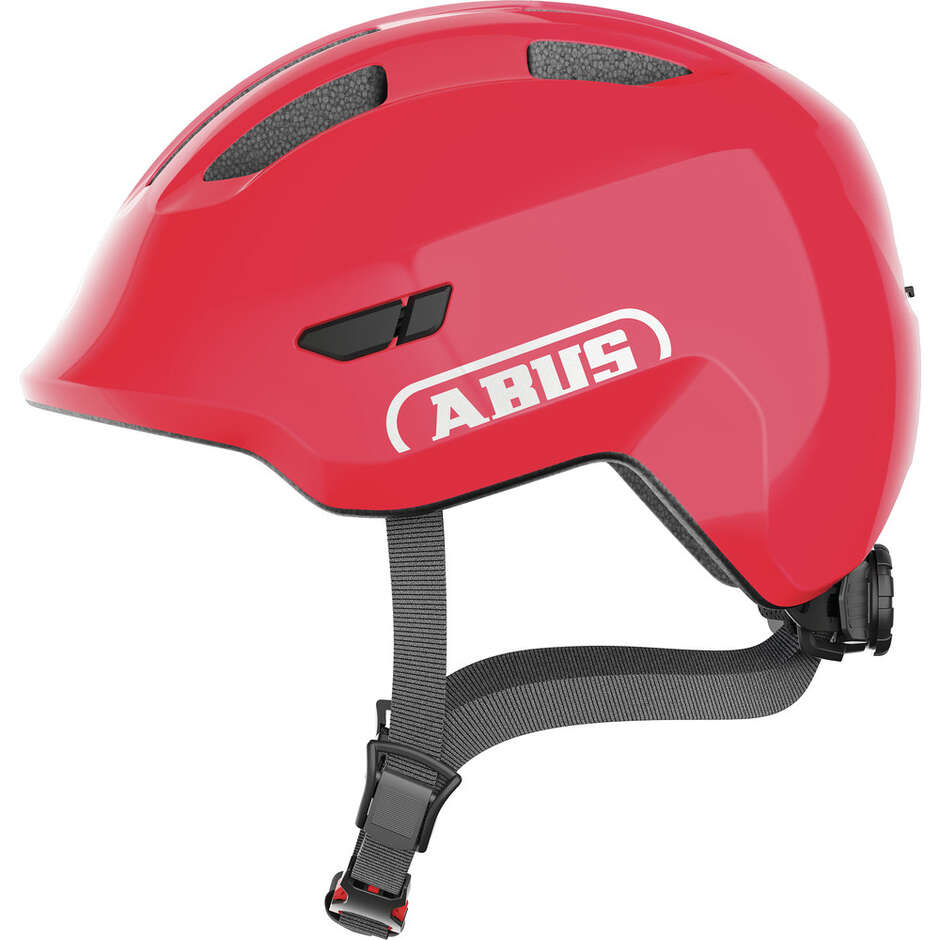 Abus Child Bike Helmet SMILEY 3.0 Shiny Red