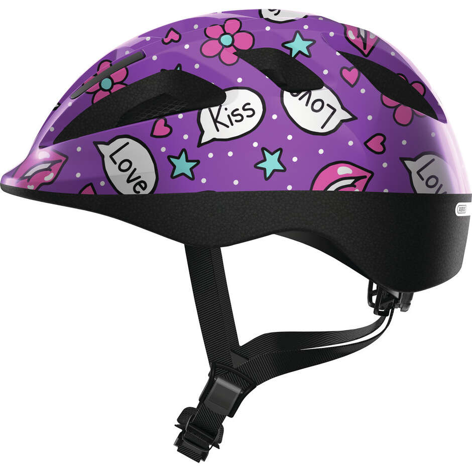 Abus Child Bike Helmet SMOOTY 2.0 Purple Kisses