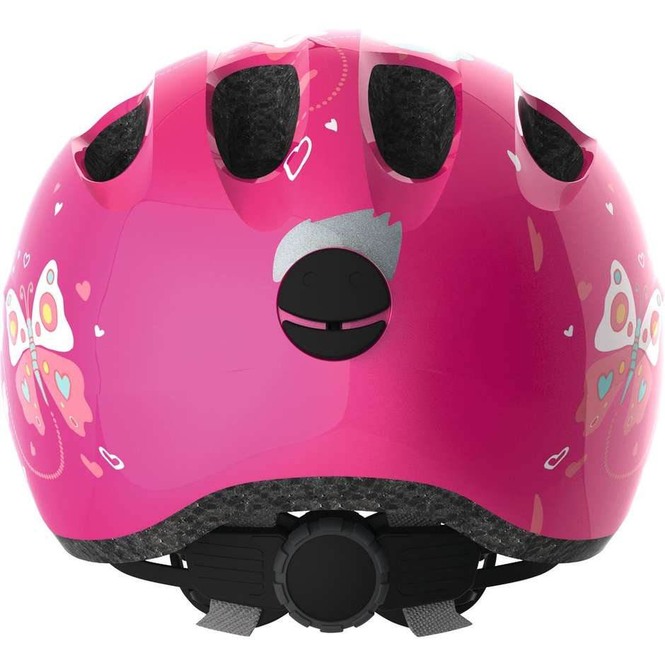Abus Children's Bicycle Helmet smiley 2.0 Pink Butterflies