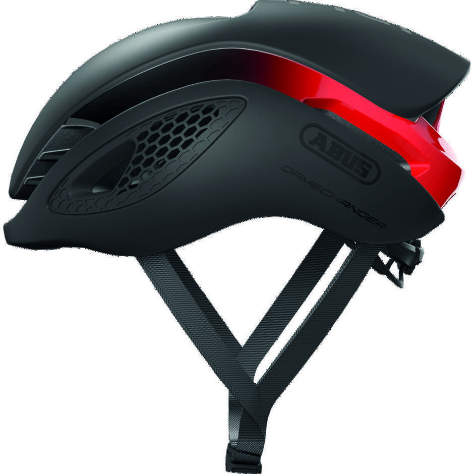 Abus Game Changer Professional Bicycle Helmet Black Red