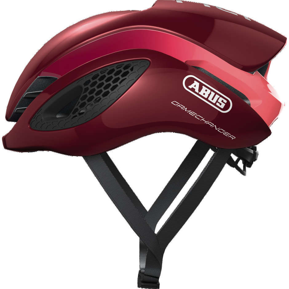 Abus Game Changer Professional Bicycle Helmet Red Bordeaux