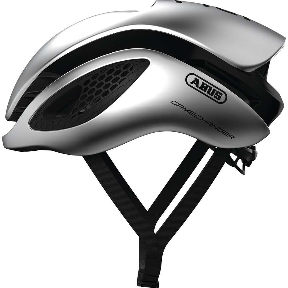 Abus Game Changer Professional Bike Helmet Gleam Silver
