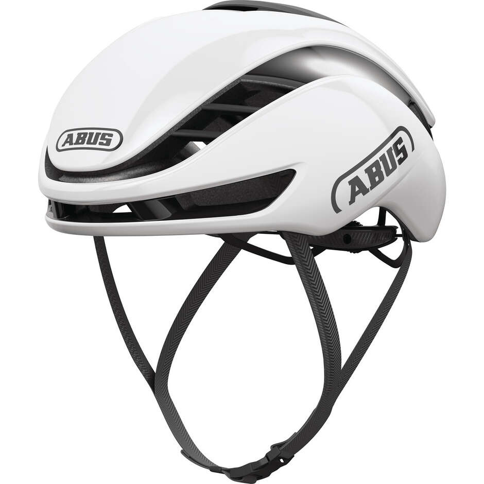 Abus GAMECHANGER 2.0 Glänzend weißer Fahrradhelm