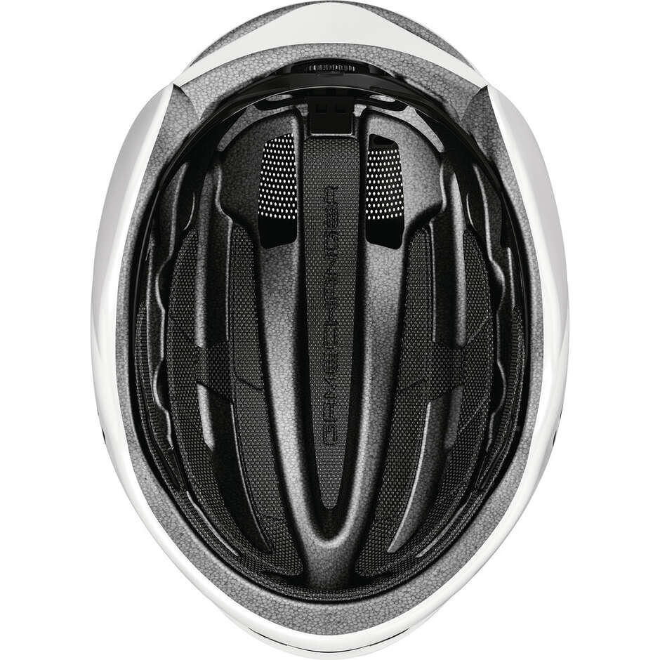 Abus GAMECHANGER 2.0 Glänzend weißer Fahrradhelm