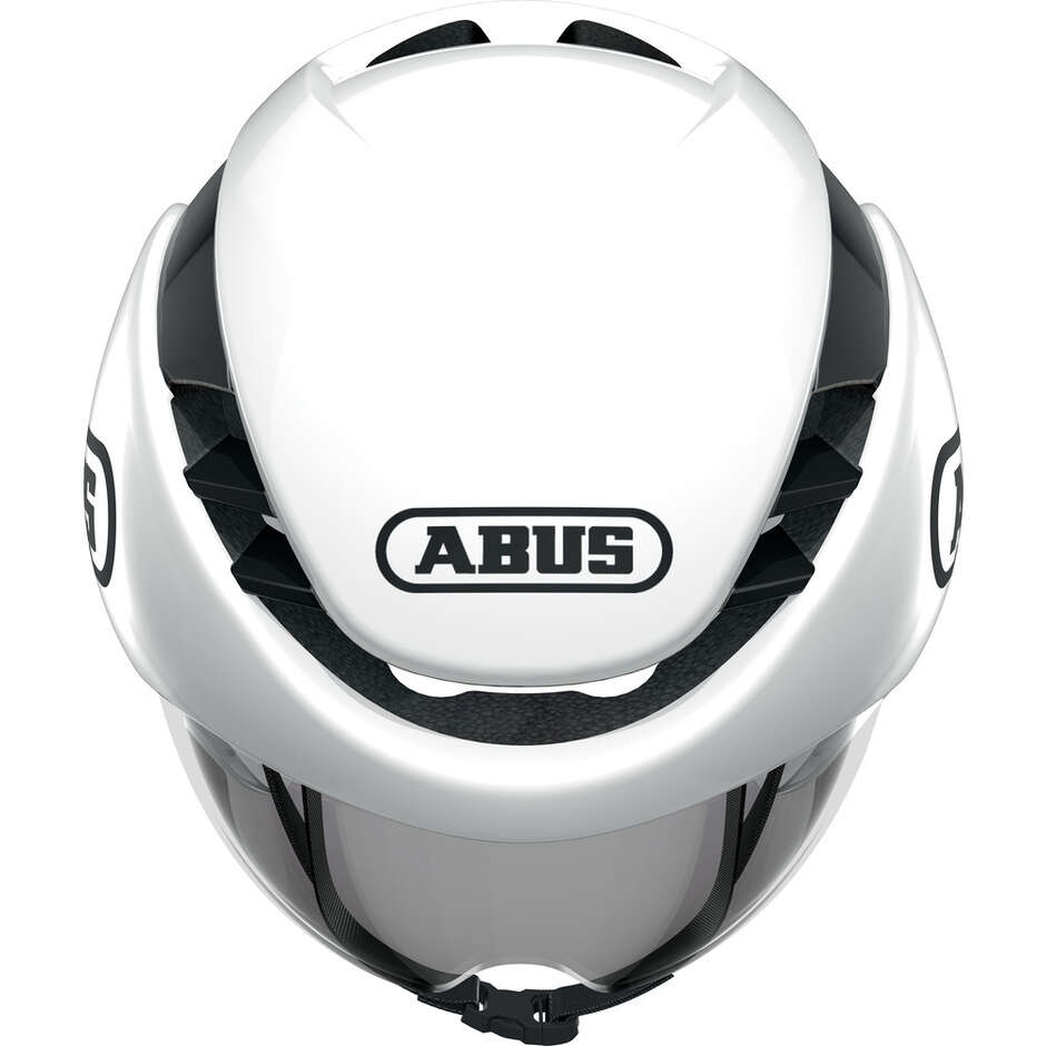 Abus GAMECHANGER TRI Shiny White Bike Helmet