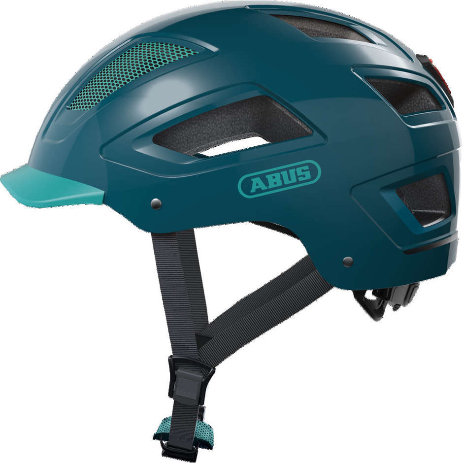 Abus Hyban 2.0 Urban Bike Helm mit Green Core LED
