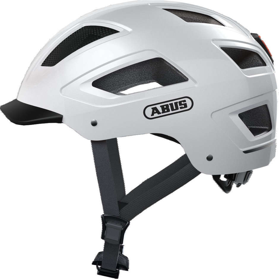 Abus Hyban 2.0 Urban Bike Helm mit weißer Polar LED