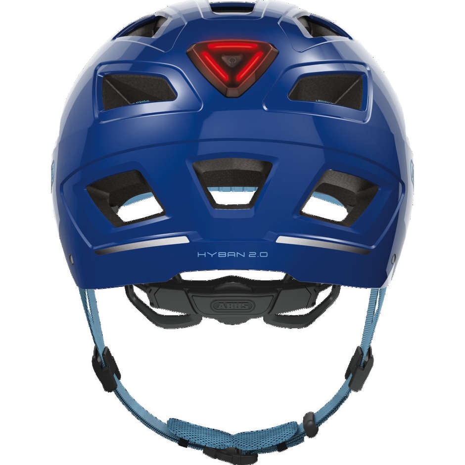 Abus Hyban 2.0 Urban Bike Helmet With Blue Core Led