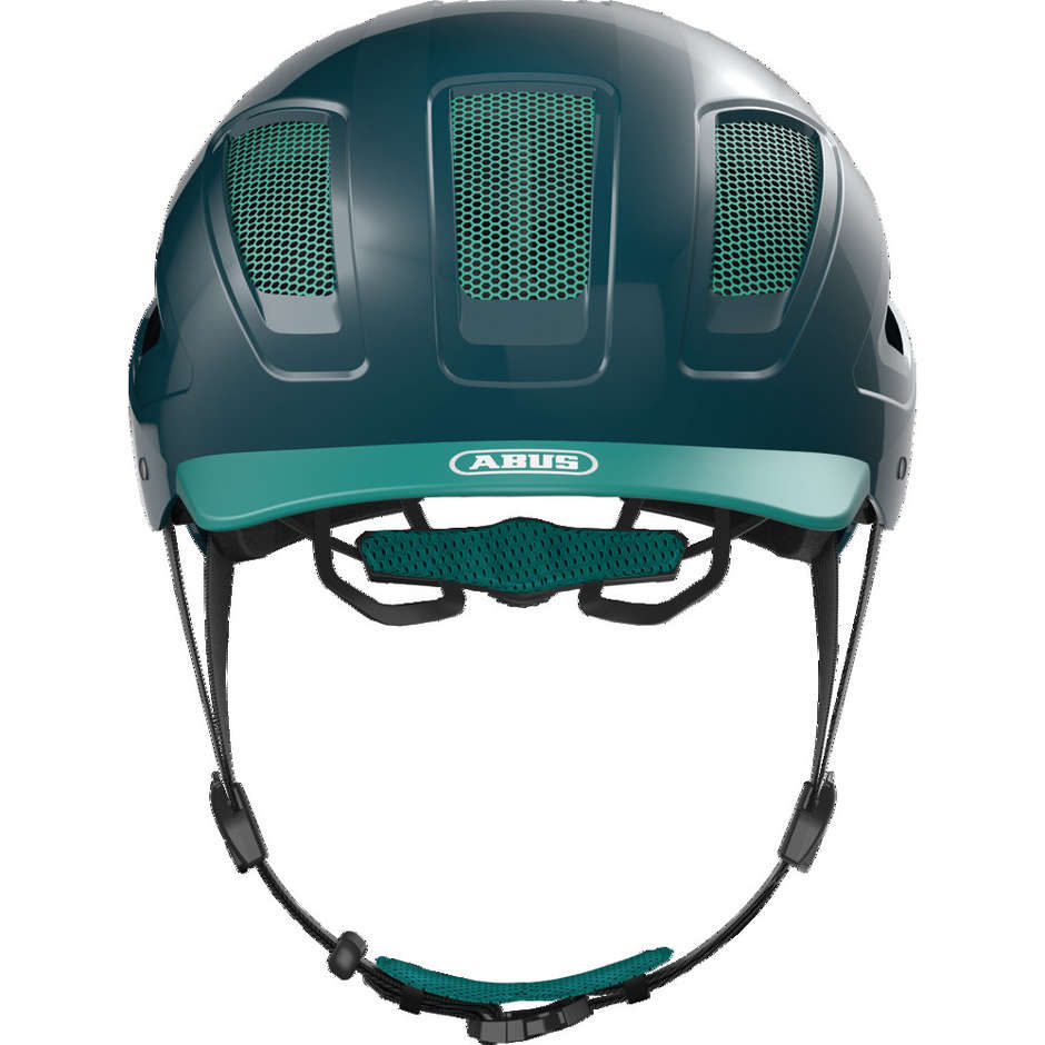 Abus Hyban 2.0 Urban Bike Helmet With Green Core Led