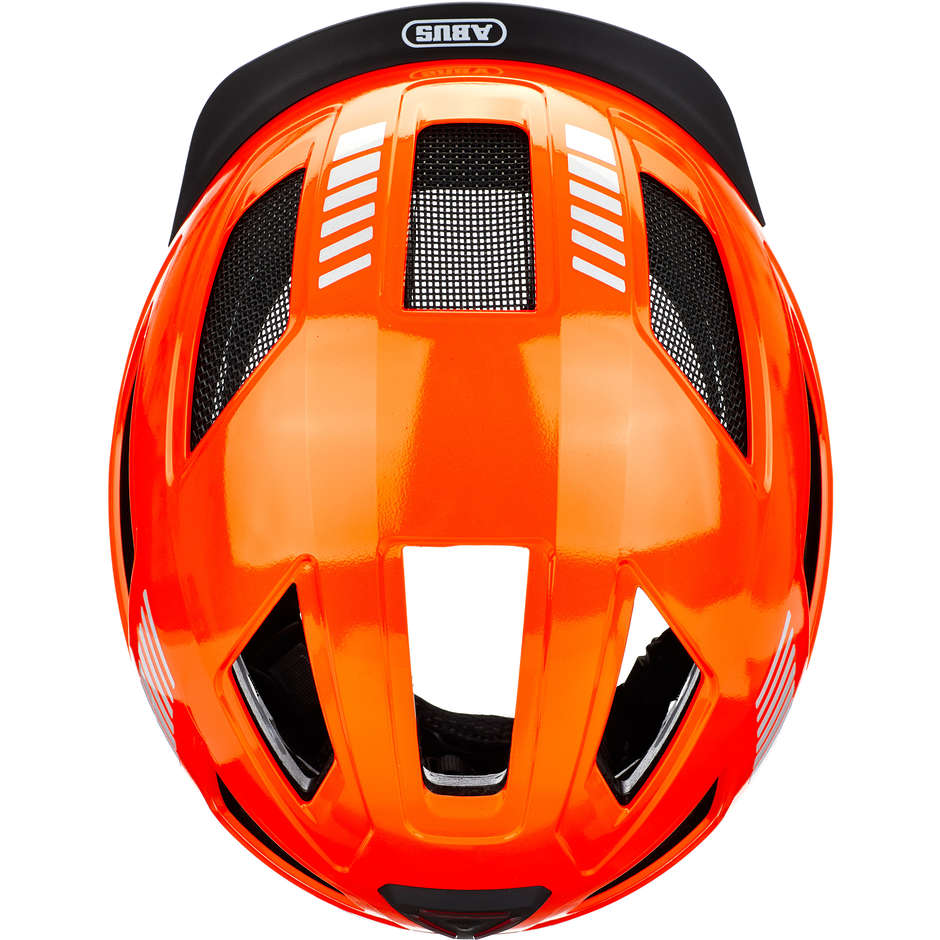 Abus Hyban 2.0 Urban Bike Helmet With Orange Signal Led