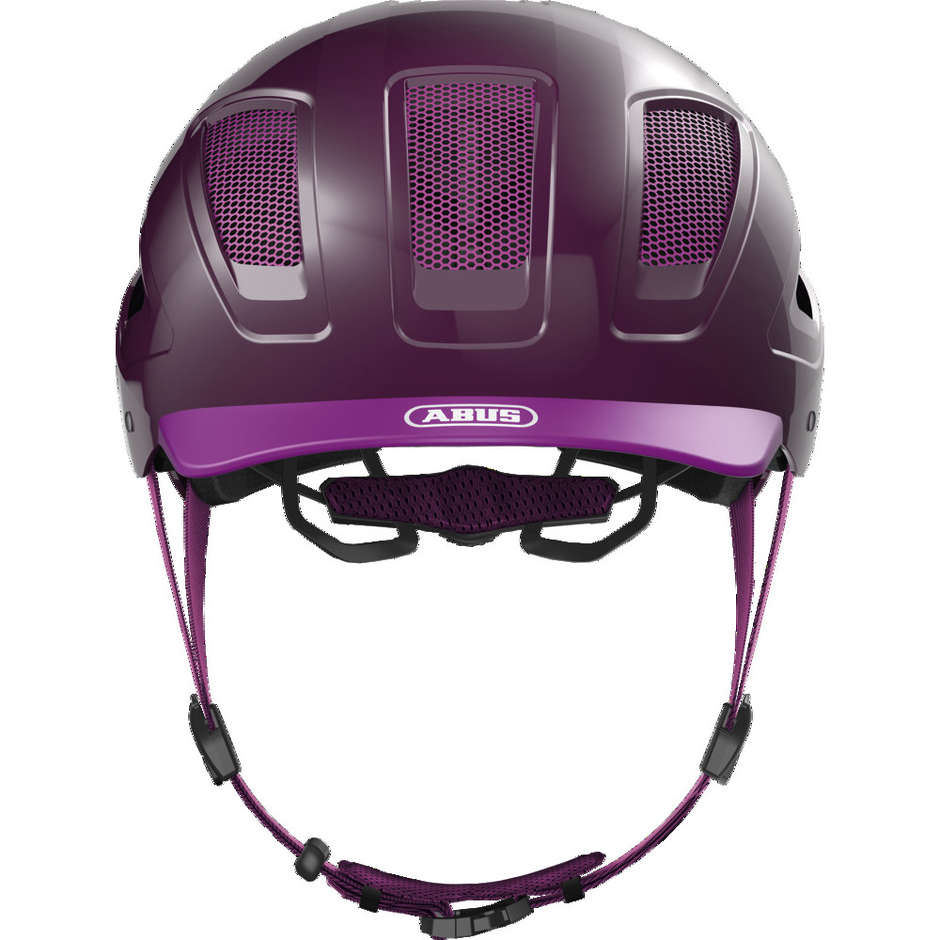 Abus Hyban 2.0 Urban Bike Helmet With Purple Core Led