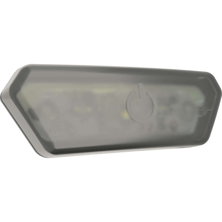 Abus Kinderfahrradhelm SMILEY 3.0 LED Grau Space