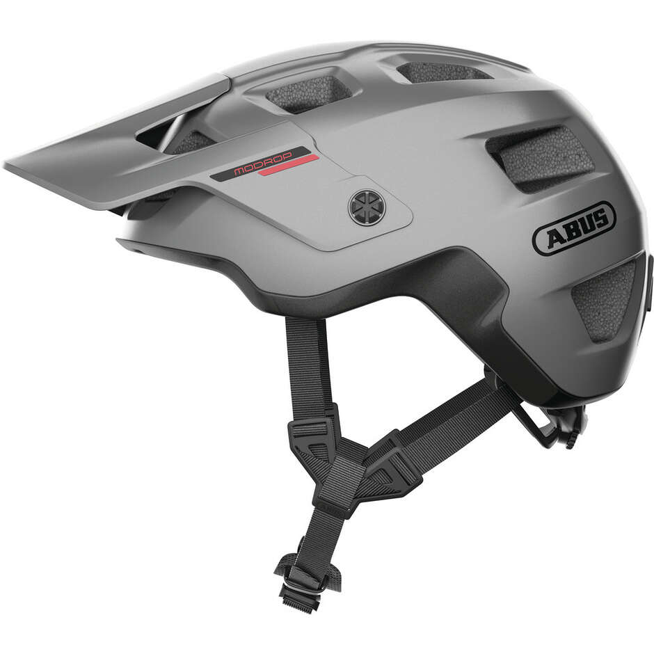 Abus MTB Bike Helmet MODROP TI Silver