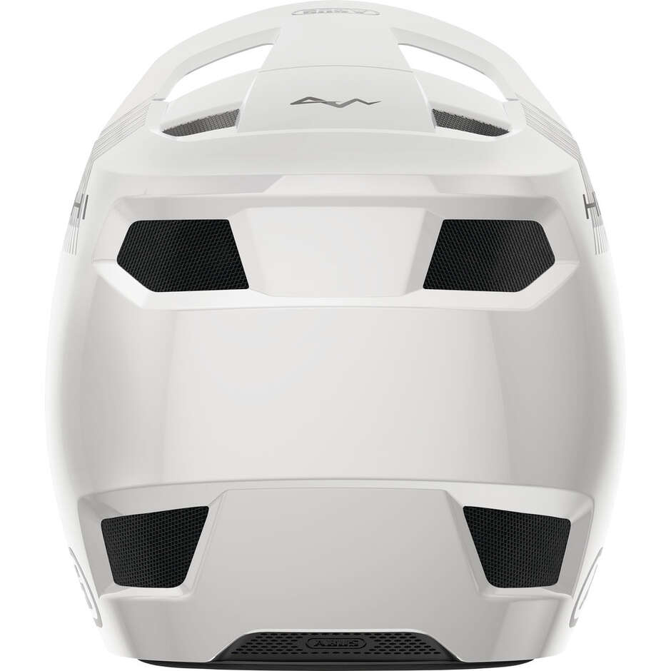Abus MTB Full Face Bike Helmet HIDROP Shiny White