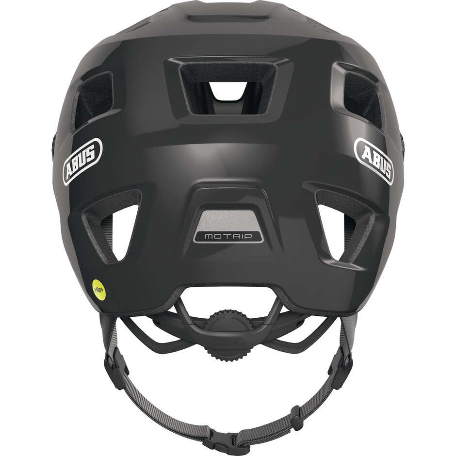 Abus MTB MOTRIP MIPS Glänzender schwarzer Fahrradhelm