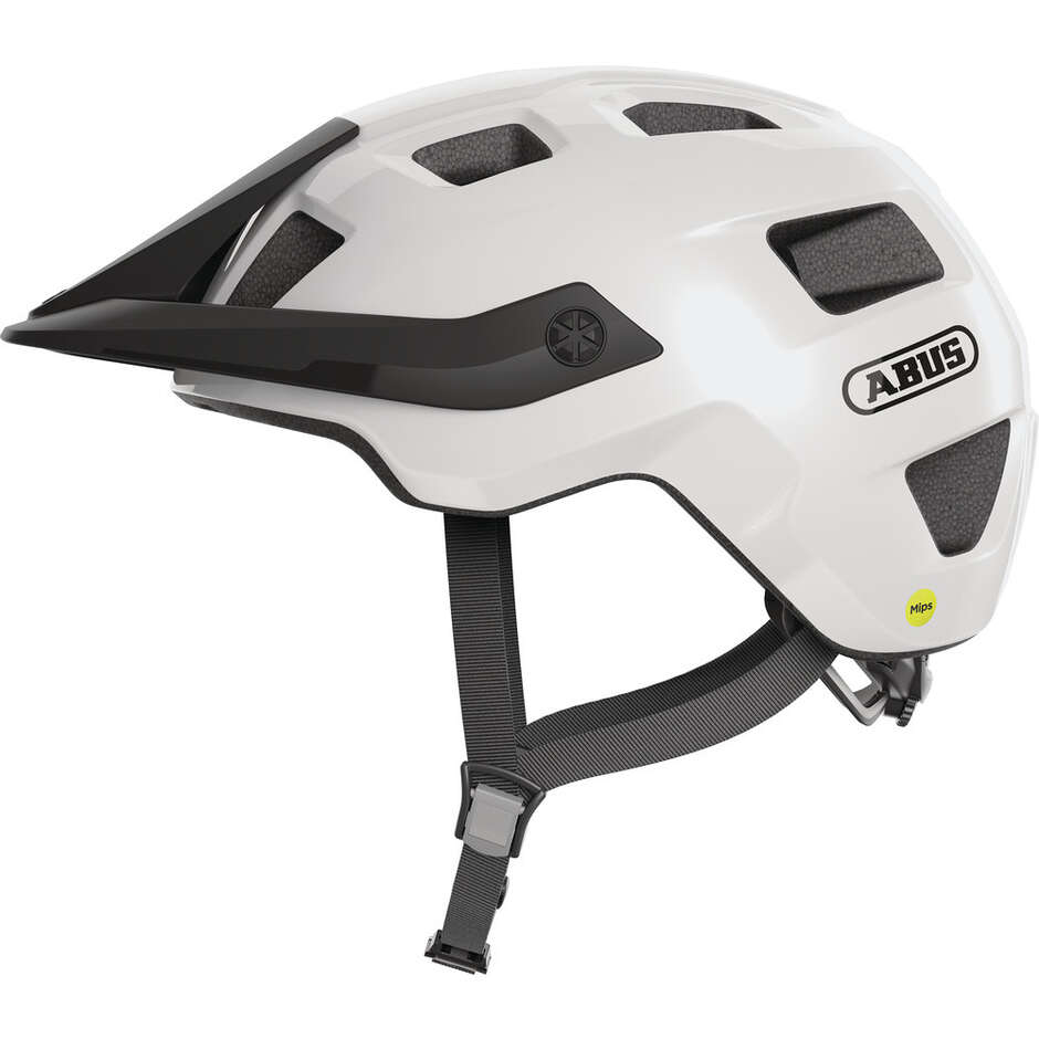 Abus MTB MOTRIP MIPS Shiny White Bike Helmet