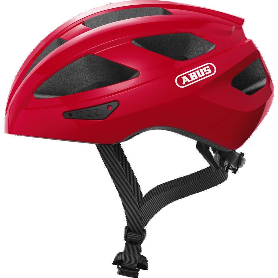Abus Road All Round Macator Blaze Bicycle Helmet Red