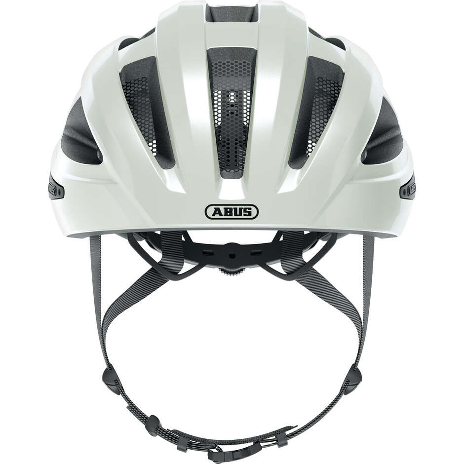 Abus Road Bike Helmet MACATOR Pearl White